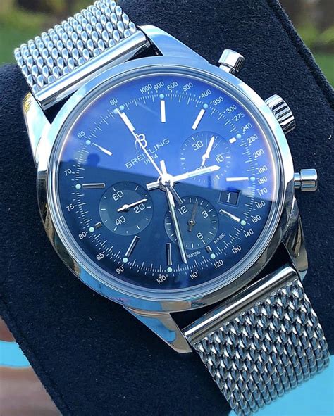 breitling transocean chronograph blau|breitling transocean chronograph review.